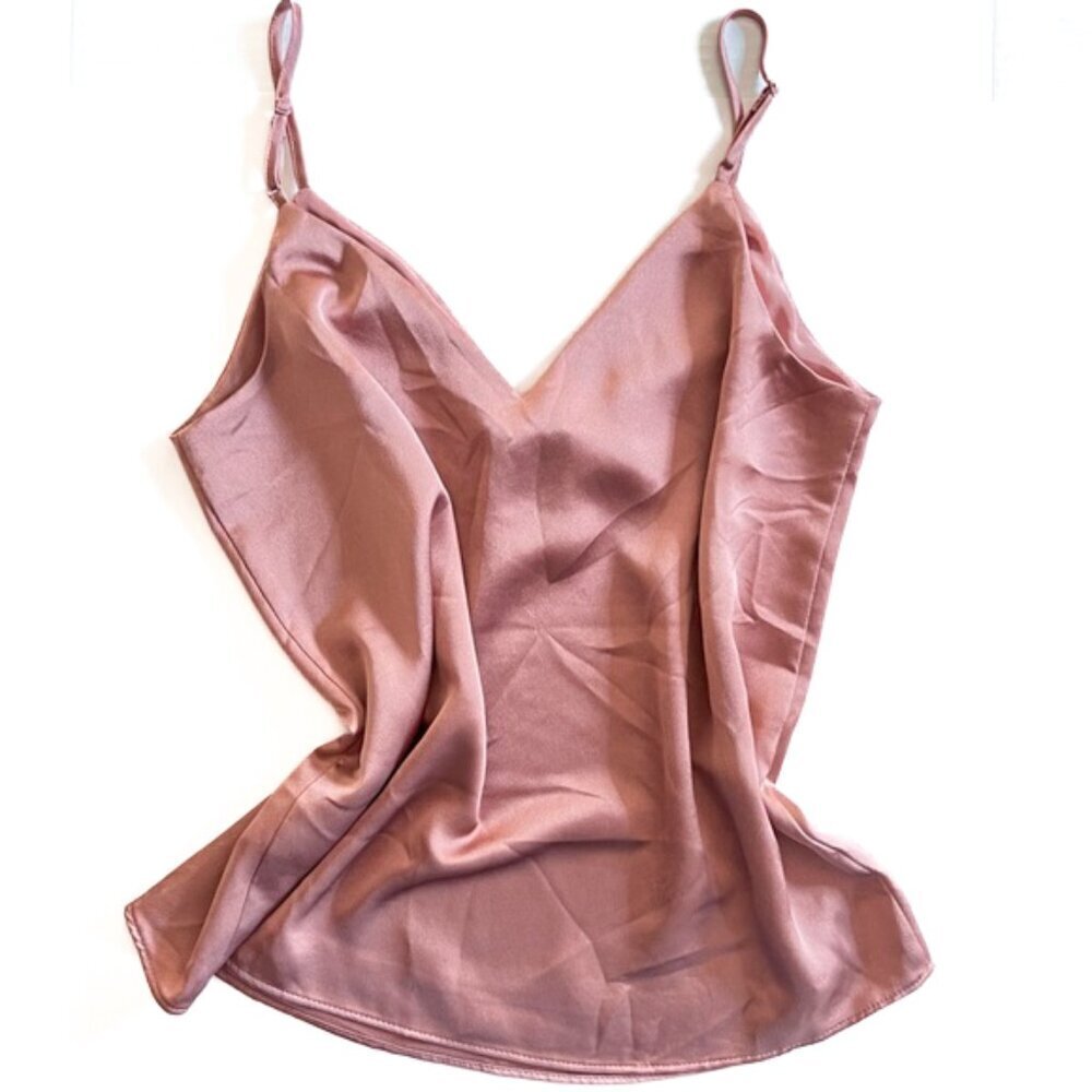 Express Flowing evening Tank Camisole Sexy Rose Summer top Size small